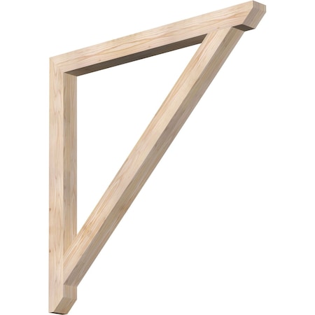 Traditional Slat Smooth Bracket, Douglas Fir, 3 1/2W X 46D X 46H